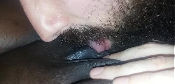  Tongue Fucking Ebony Pussy